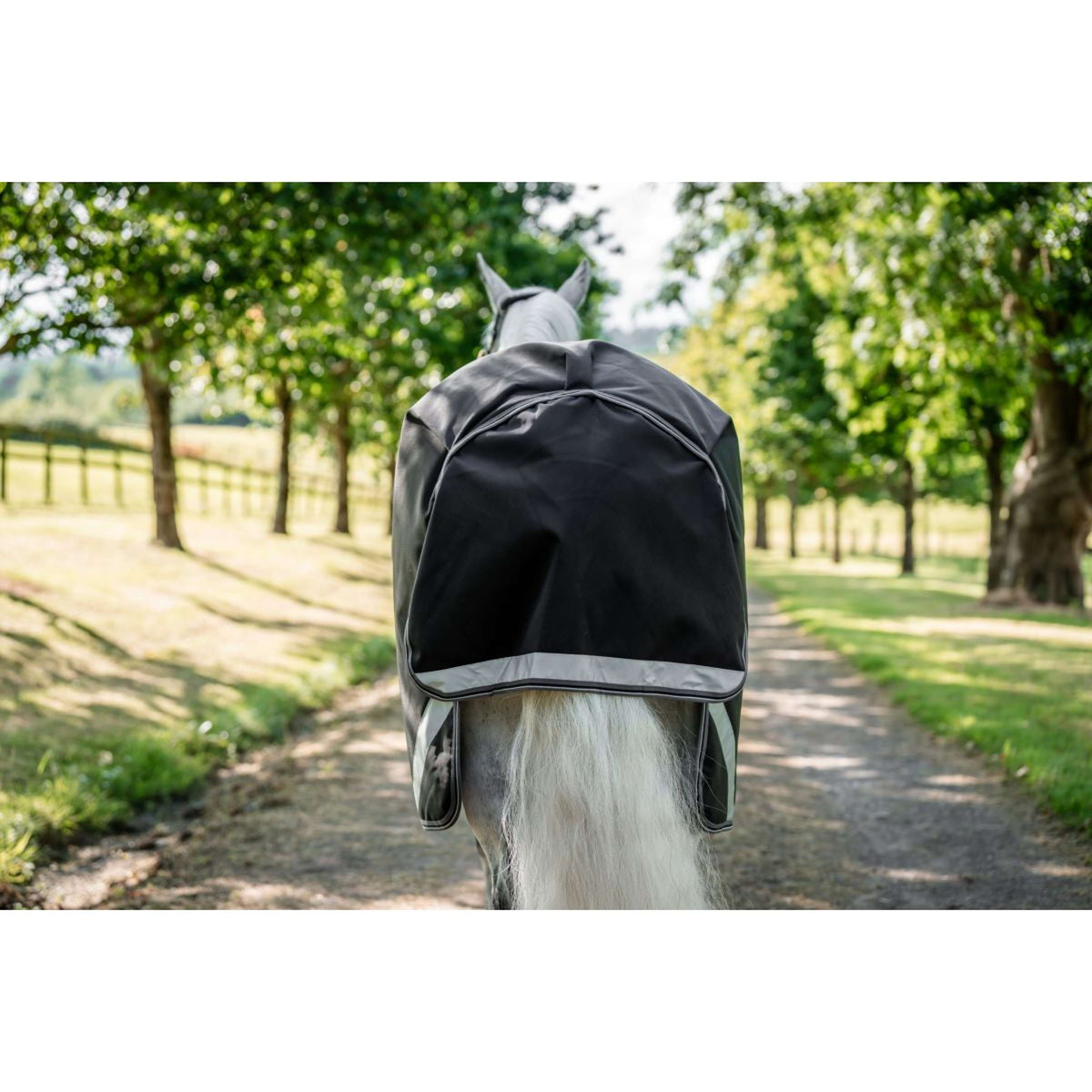 Rambo Turnout Rug 1680D Varilayer 250g Black/Thunderstorm Grey/Silver