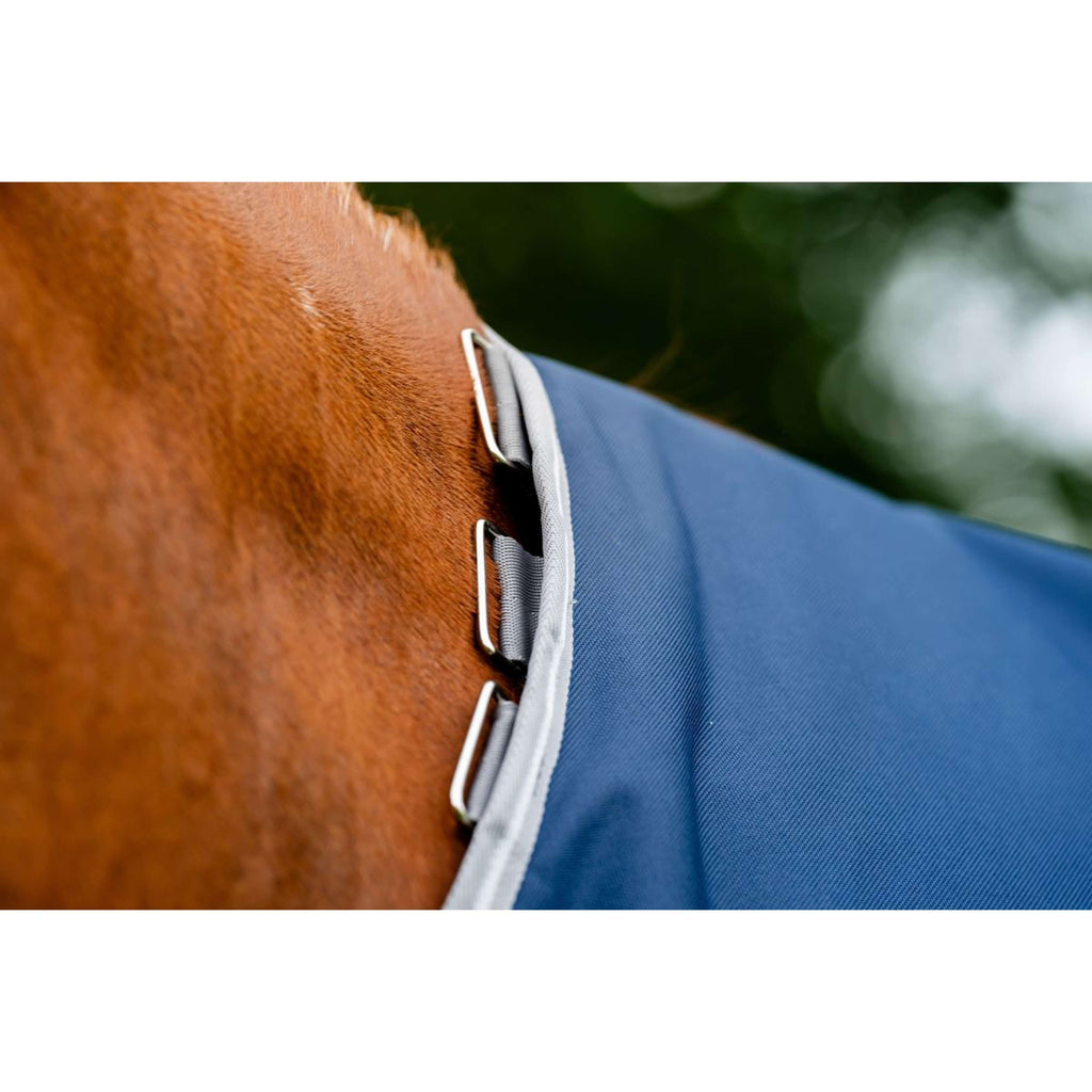 Amigo Turnout Rug 1200D 250g Navy/Titanium Grey/Silver