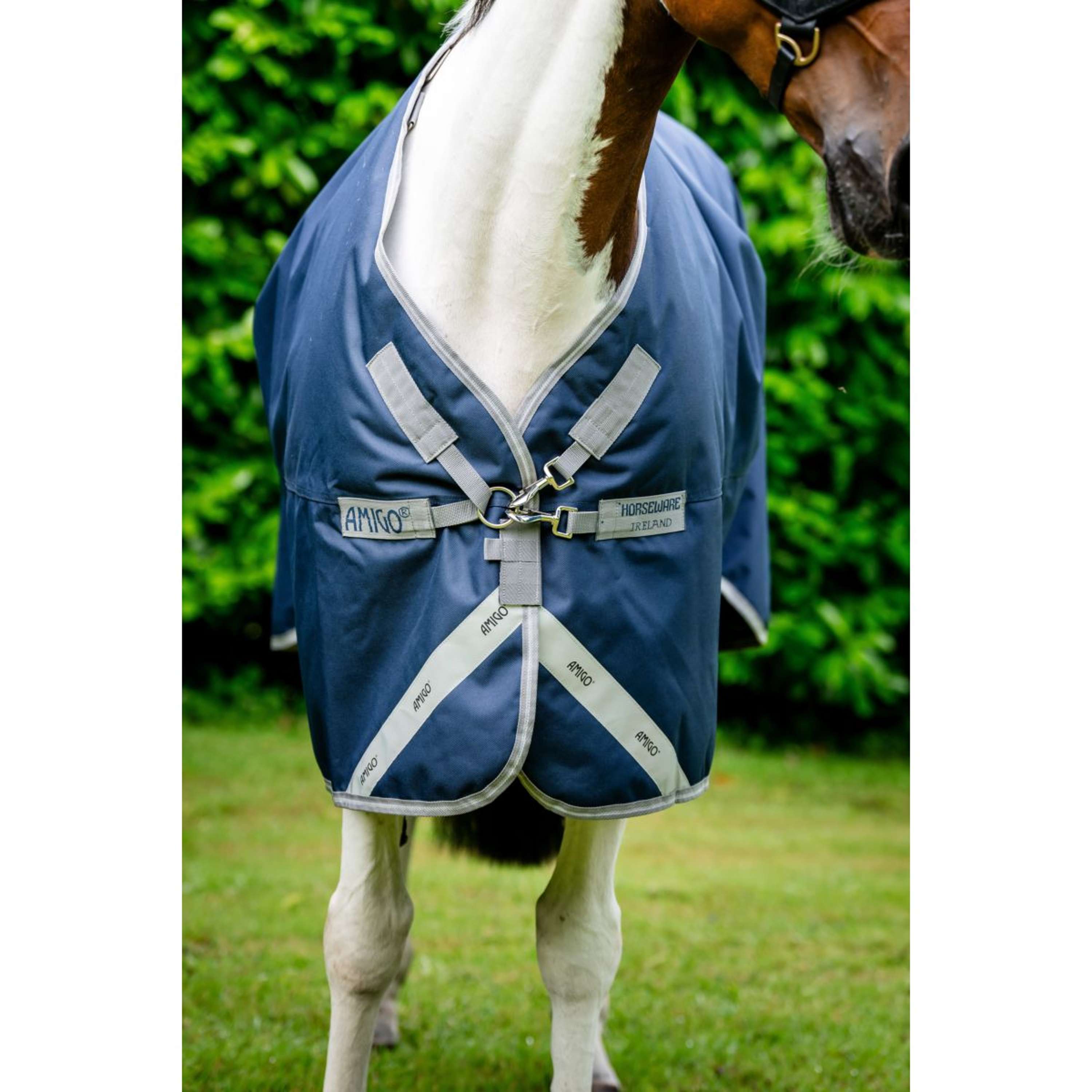 Amigo Chemise Turnout 1200D XL 150g Navy/Titanium Grey/Silver