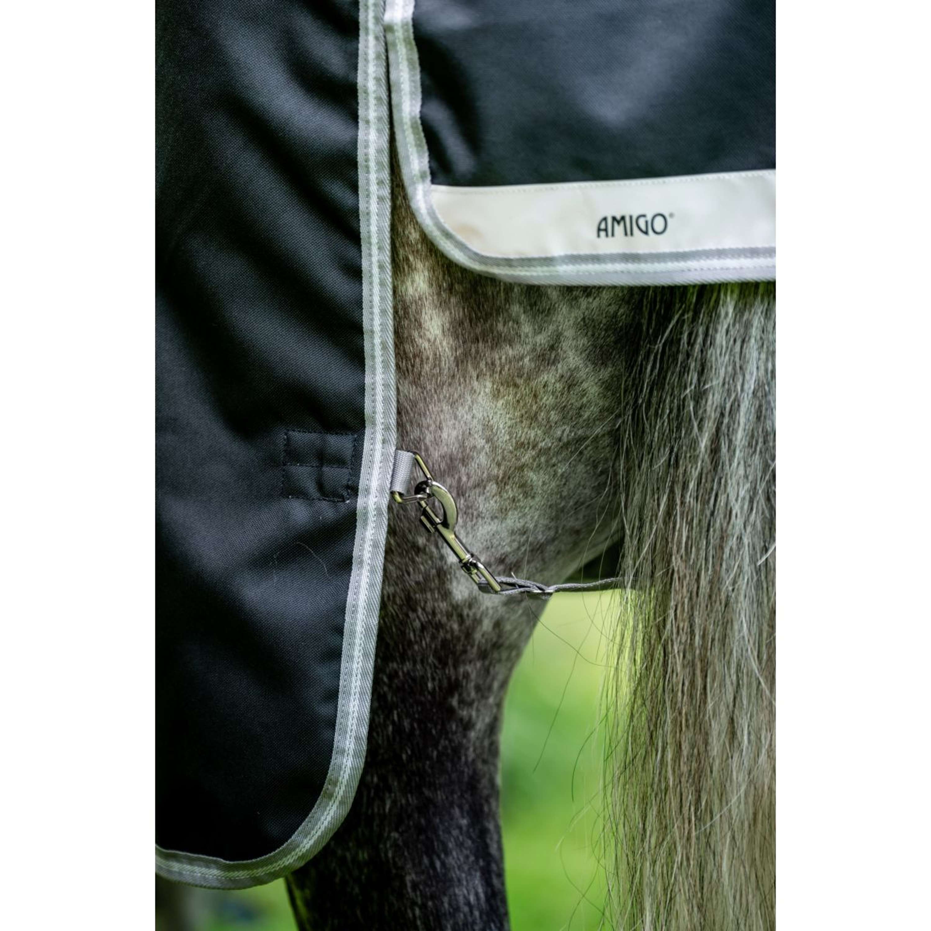 Amigo Chemise Turnout 1200D XL 150g Black/Titanium Grey/Silver
