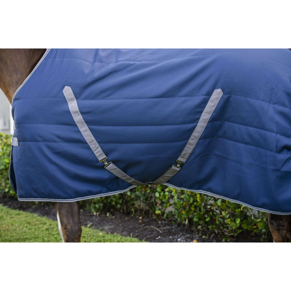Rambo Couverture d'Écurie 100g Navy/Thunderstorm Grey/Silver