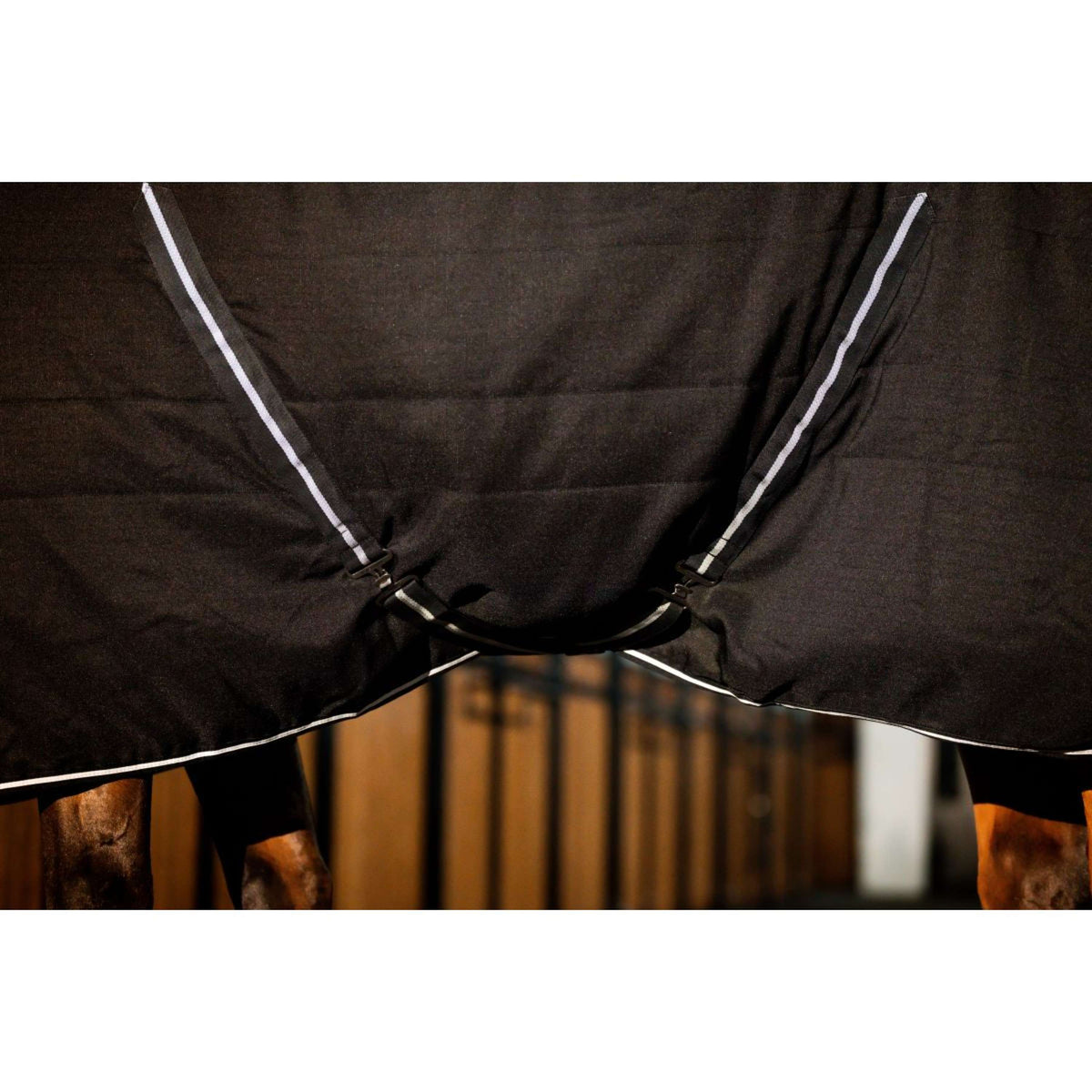 Rambo Couverture d'Écurie 100g Black/Thunderstorm Grey/Silver