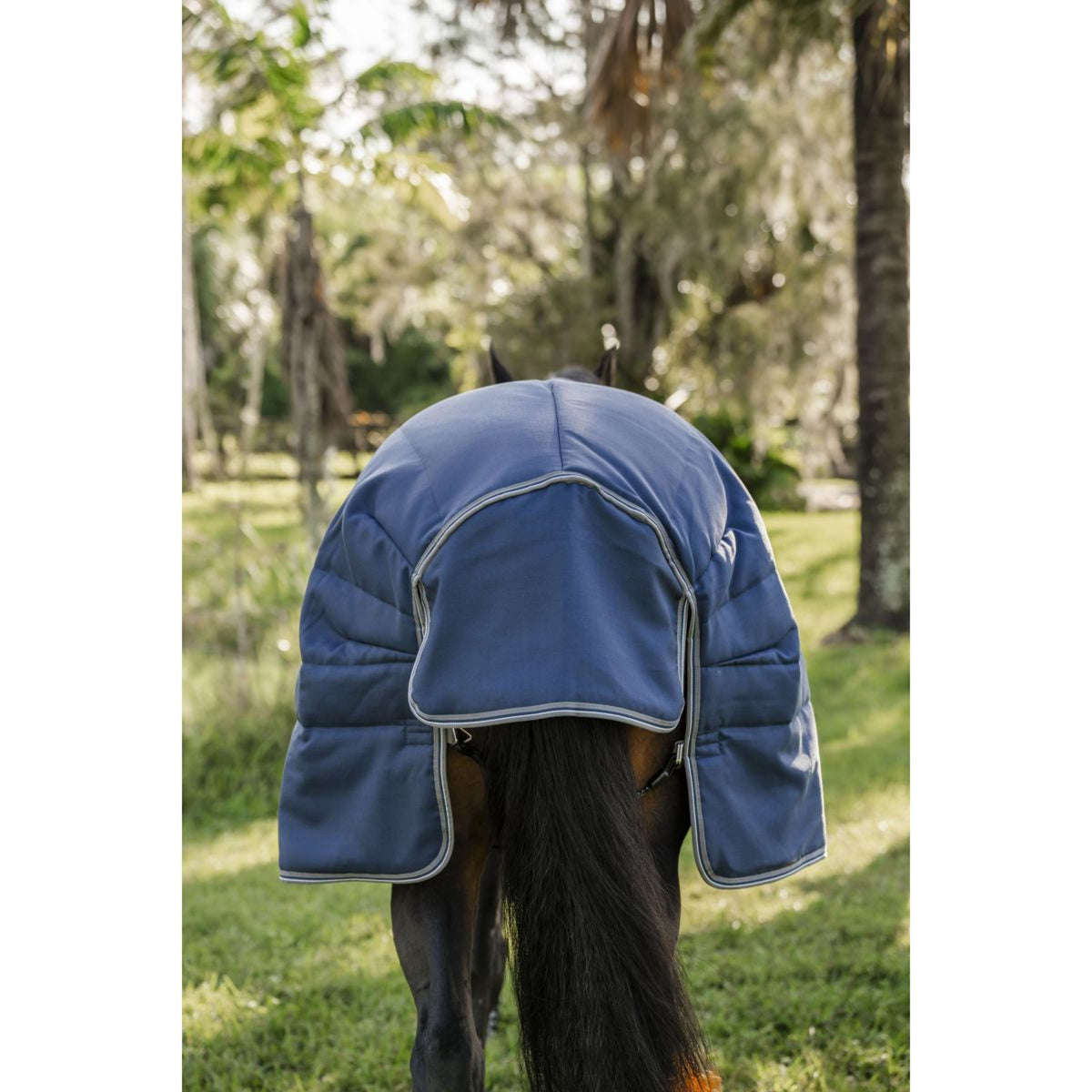 Rambo Optimo Couverture d'Écurie 200g Navy/Thunderstorm Grey/Silver