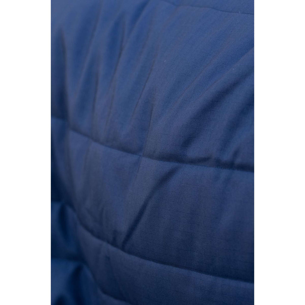Rambo Optimo Couverture d'Écurie Plus 400g Navy/Thunderstorm Grey/Silver