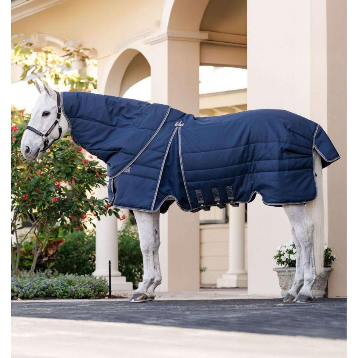 Rambo Optimo Couvre-Cou 200g Navy/Thunderstorm Grey/Silver