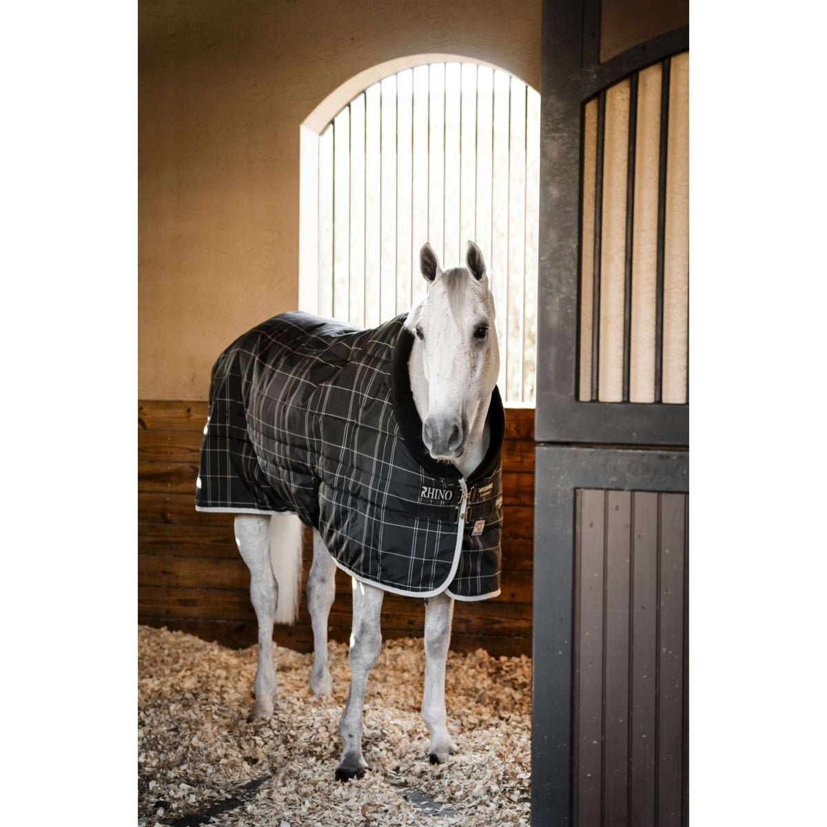 Rhino Stable 350g Varilayer Black/Grey/White Check/Gray