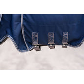 Rambo Optimo Couverture d'Écurie New Navy/Thunderstorm Grey/Silver