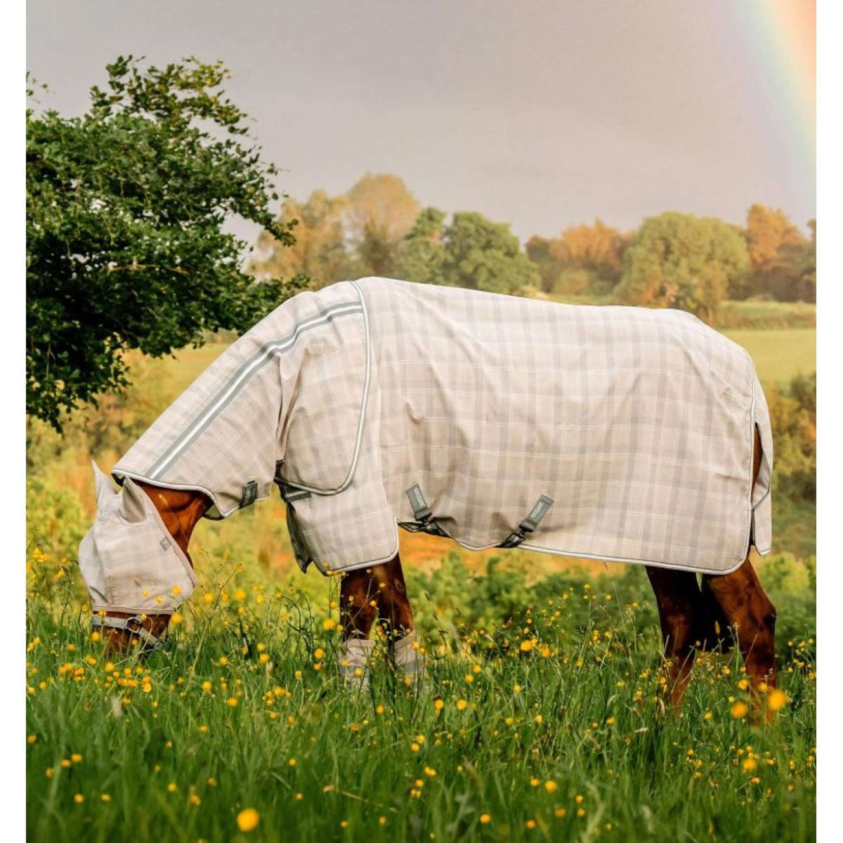 Horseware Masque Anti-Mouches Newmarket Witney Charcoal