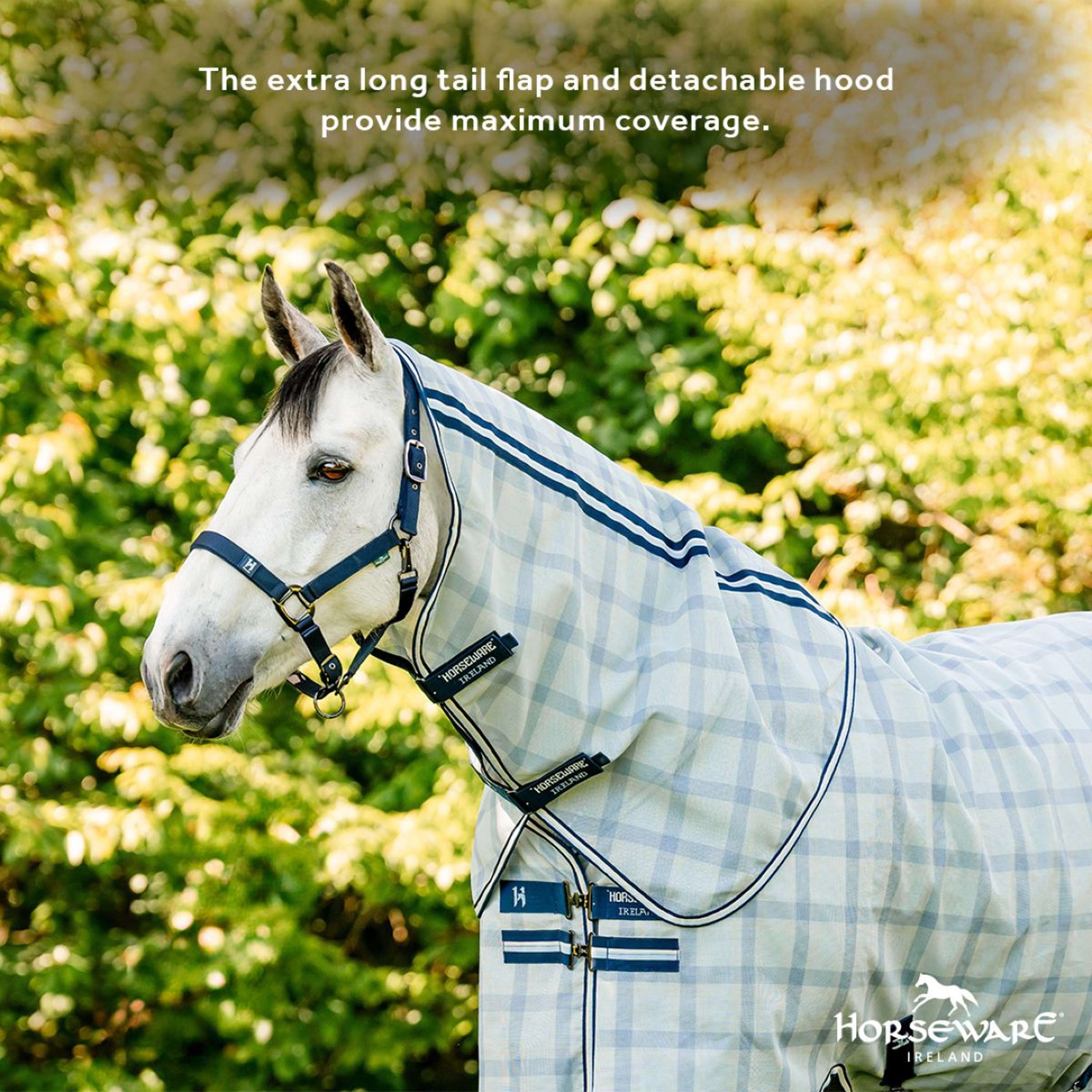 Horseware Couverture Anti-Mouches Newmarket Pony Plus Witney Navy