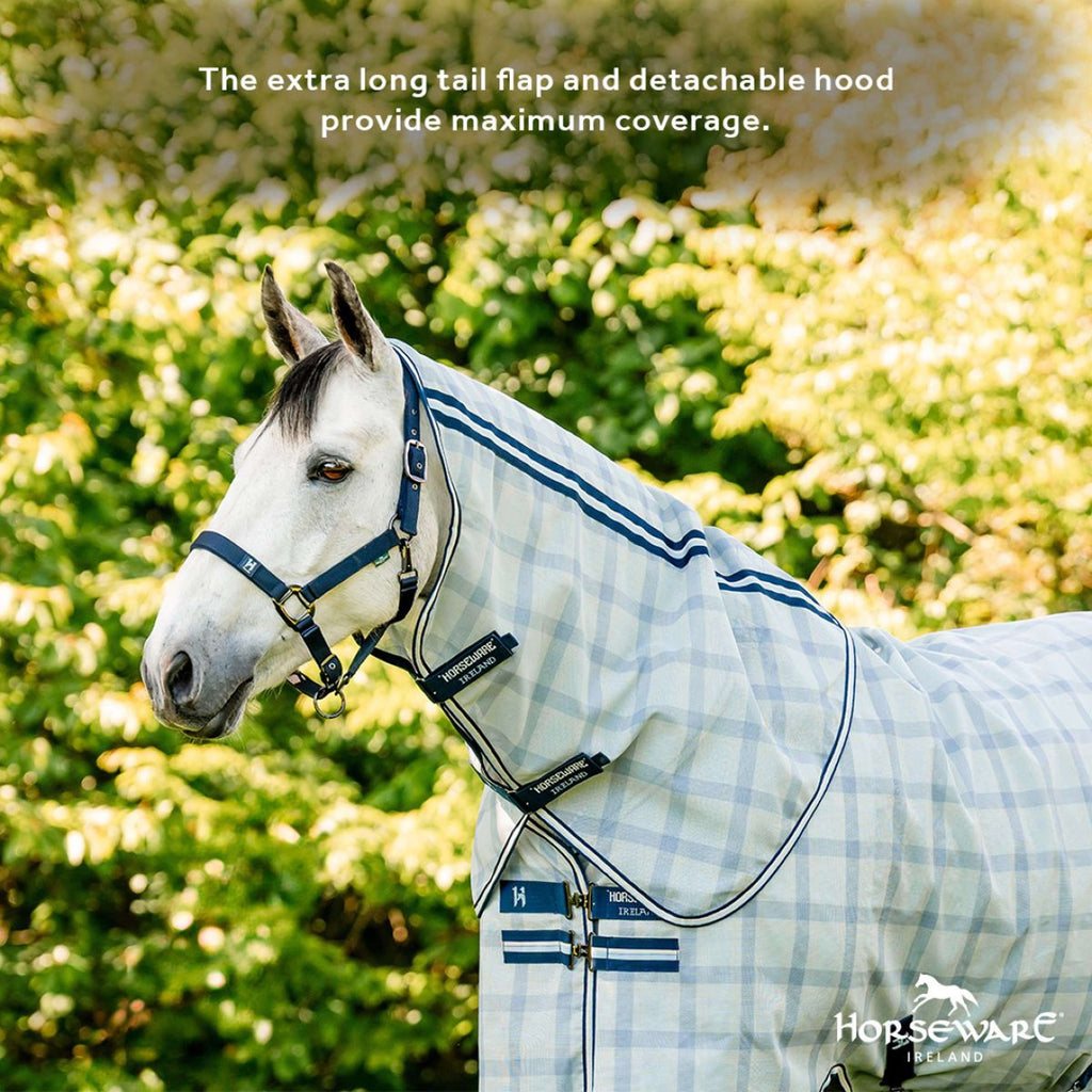 Horseware Couverture Anti-Mouches Newmarket Pony Plus Witney Navy