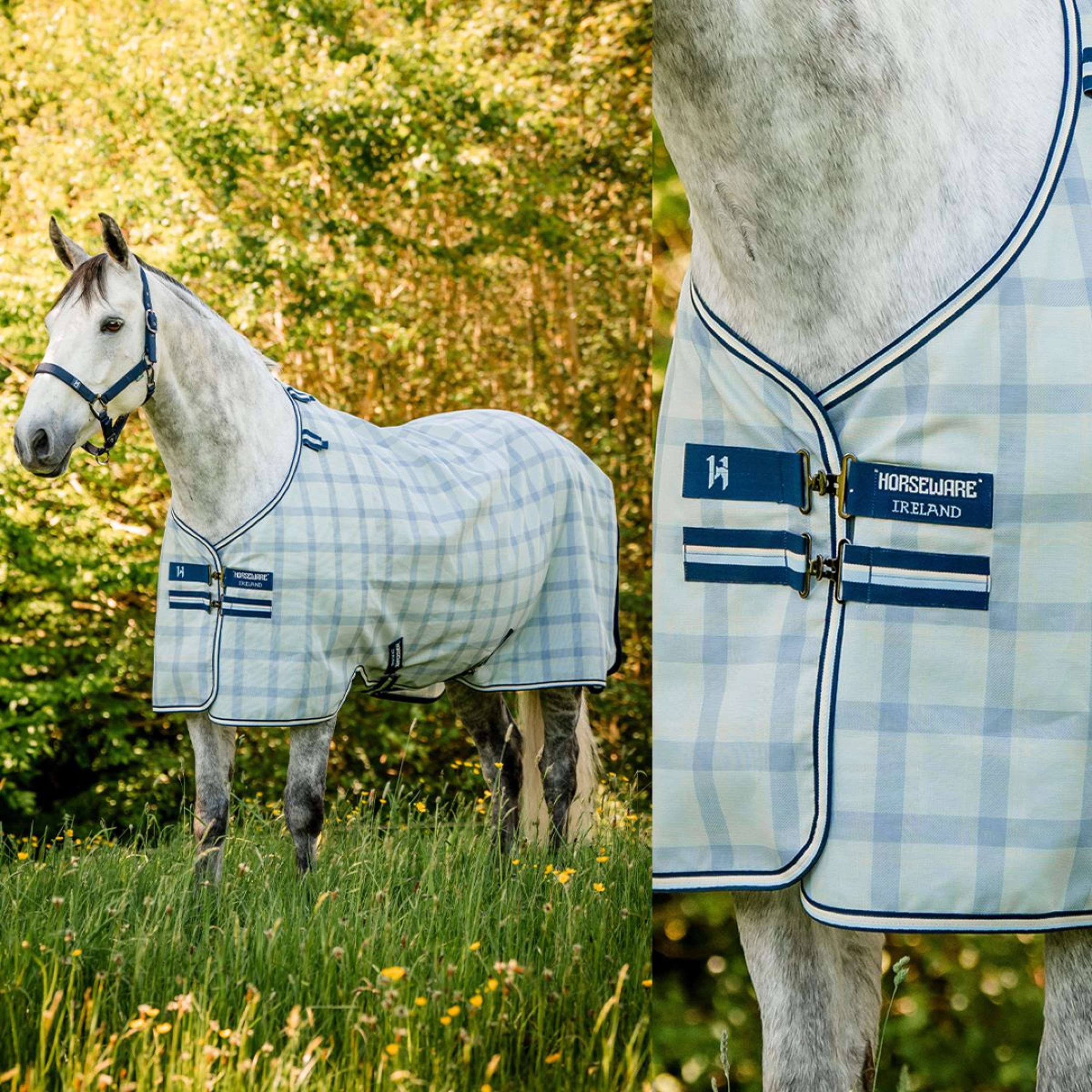 Horseware Couverture Anti-Mouches Newmarket Pony Witney Navy