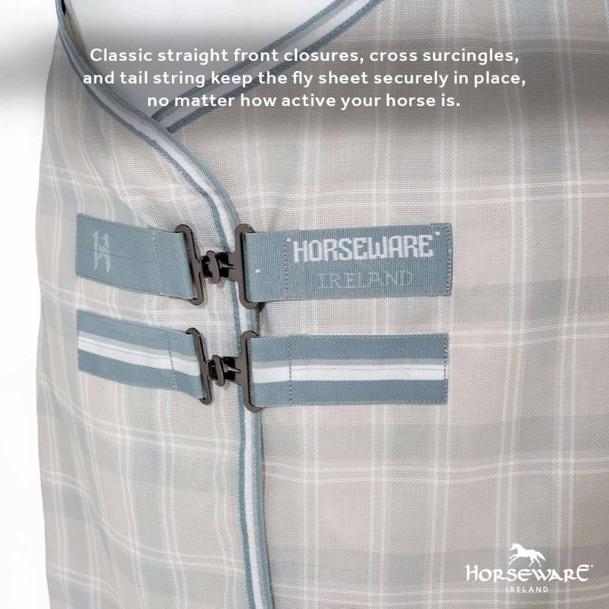 Horseware Couverture Anti-Mouches Newmarket Witney Charcoal