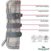 Horseware Fly Boots Newmarket Witney Charcoal