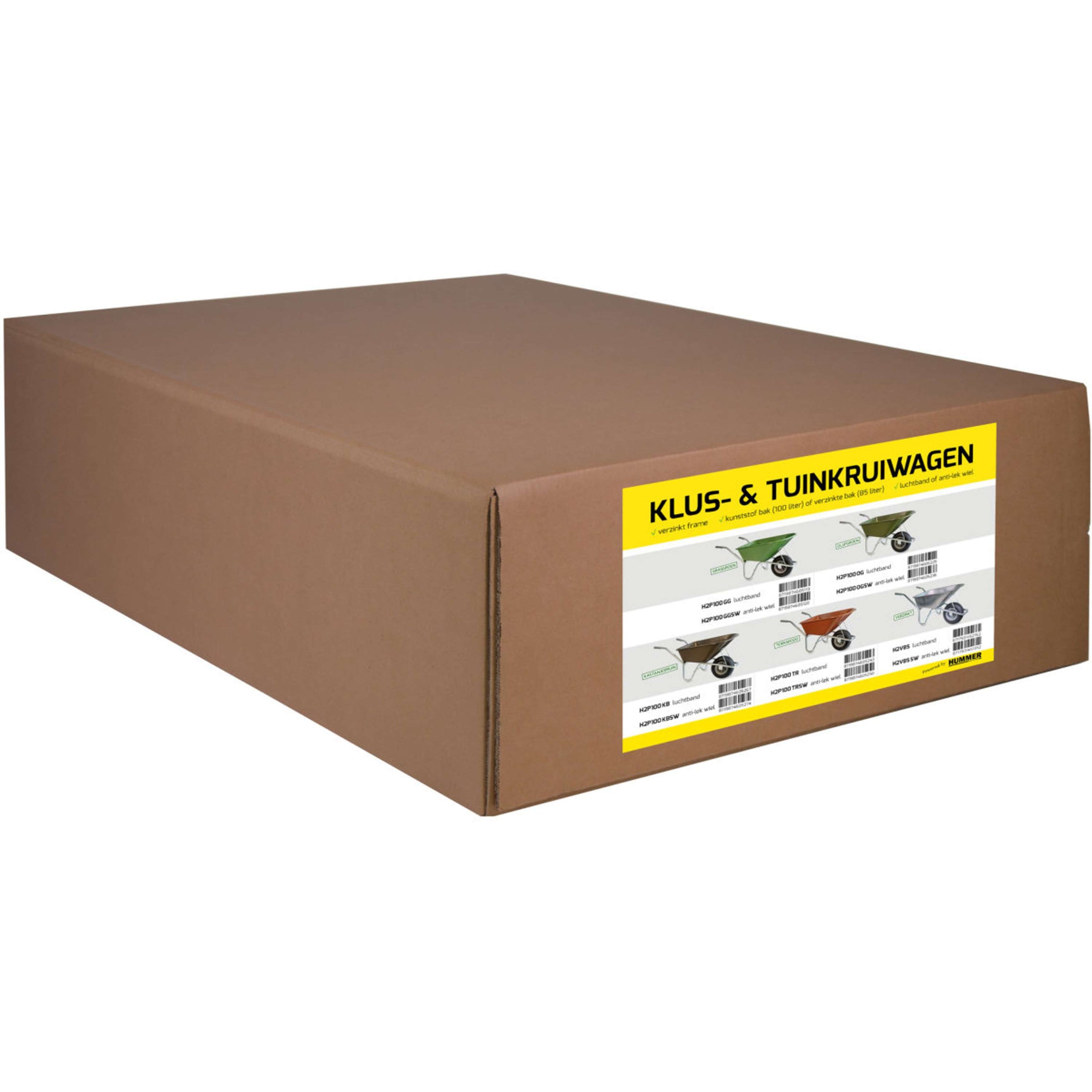 Hummer Brouette Pneu gonflable Marron marron