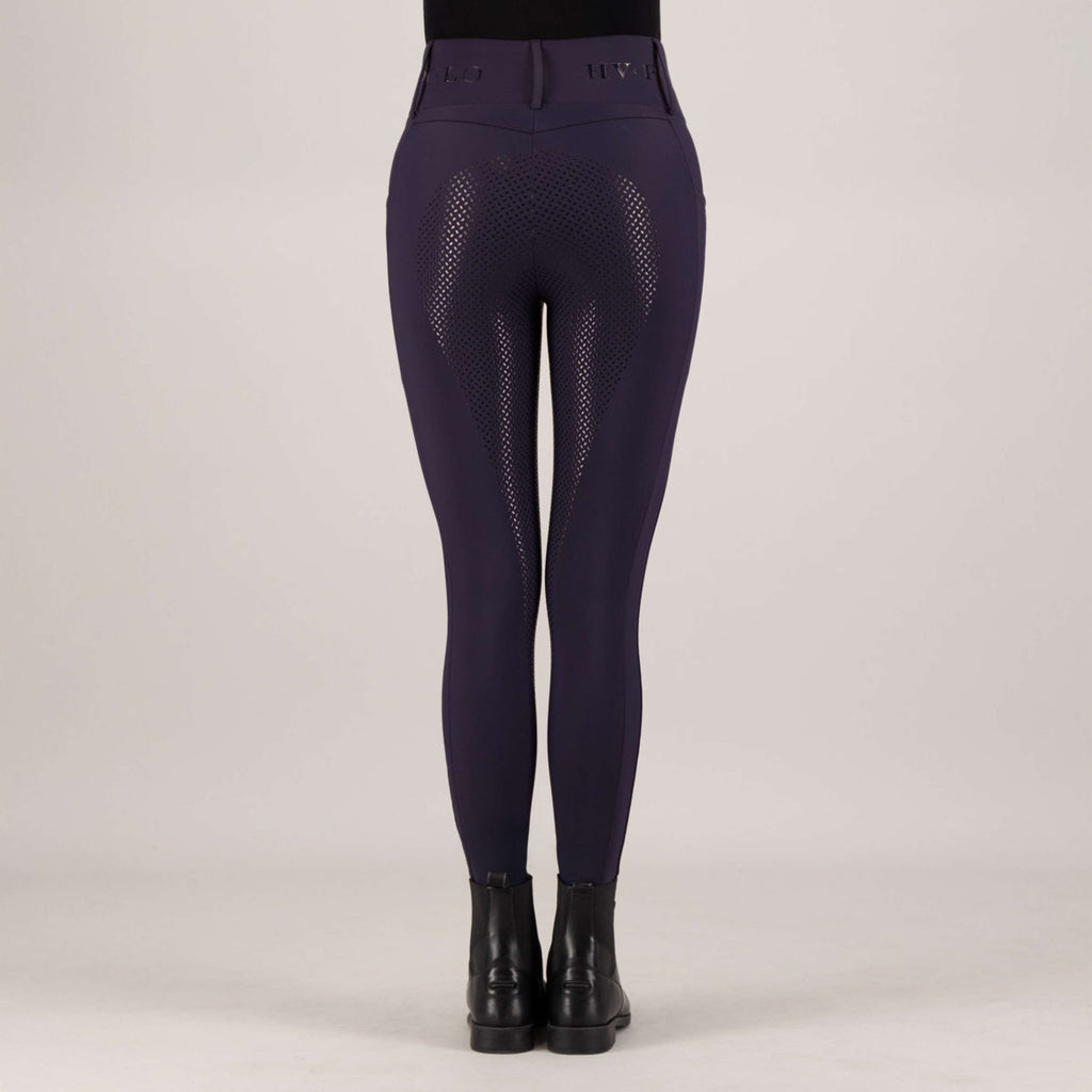 HV Polo Legging d'Ã‰quitation HVPFavourite Full Grip Marin