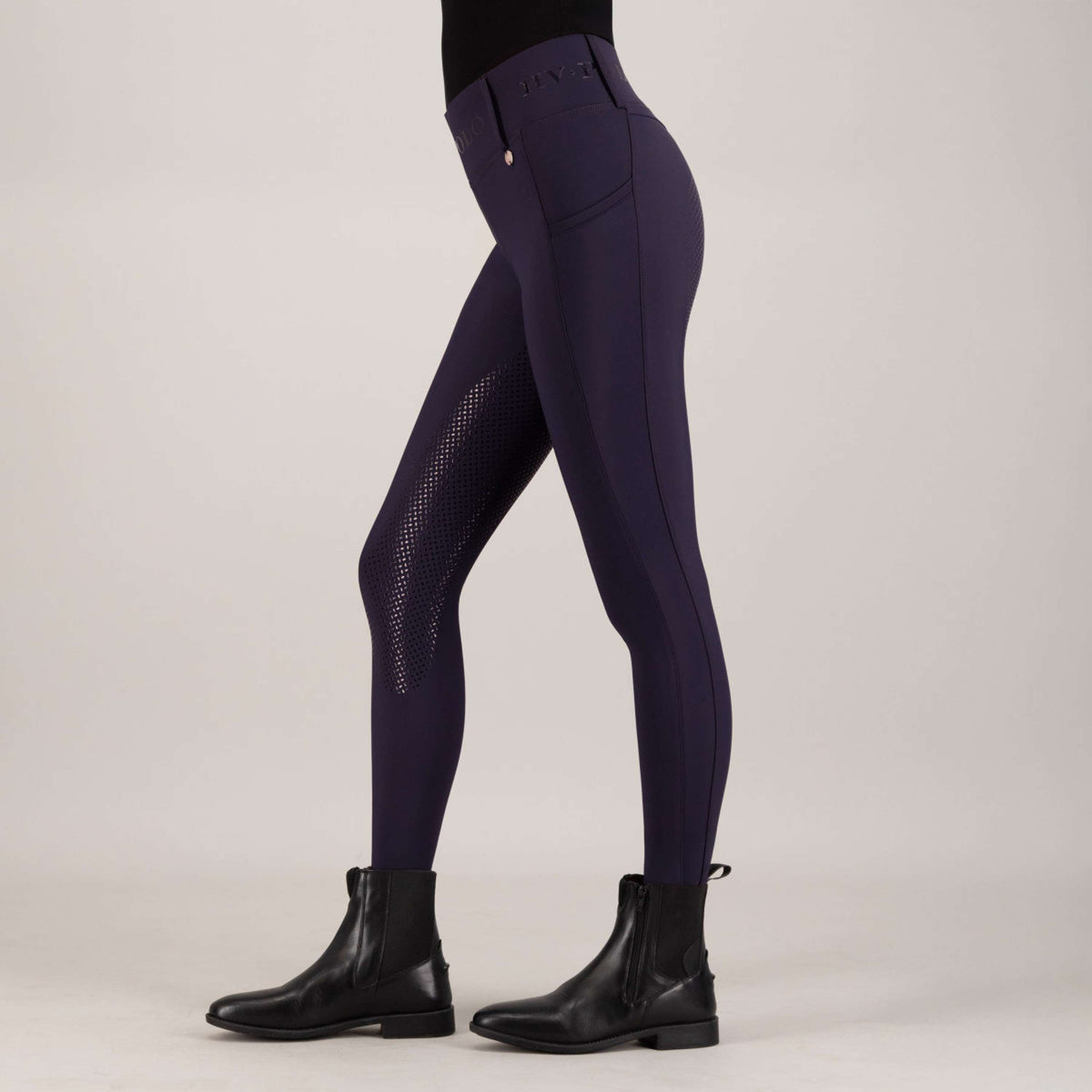 HV Polo Legging d'Ã‰quitation HVPFavourite Full Grip Marin