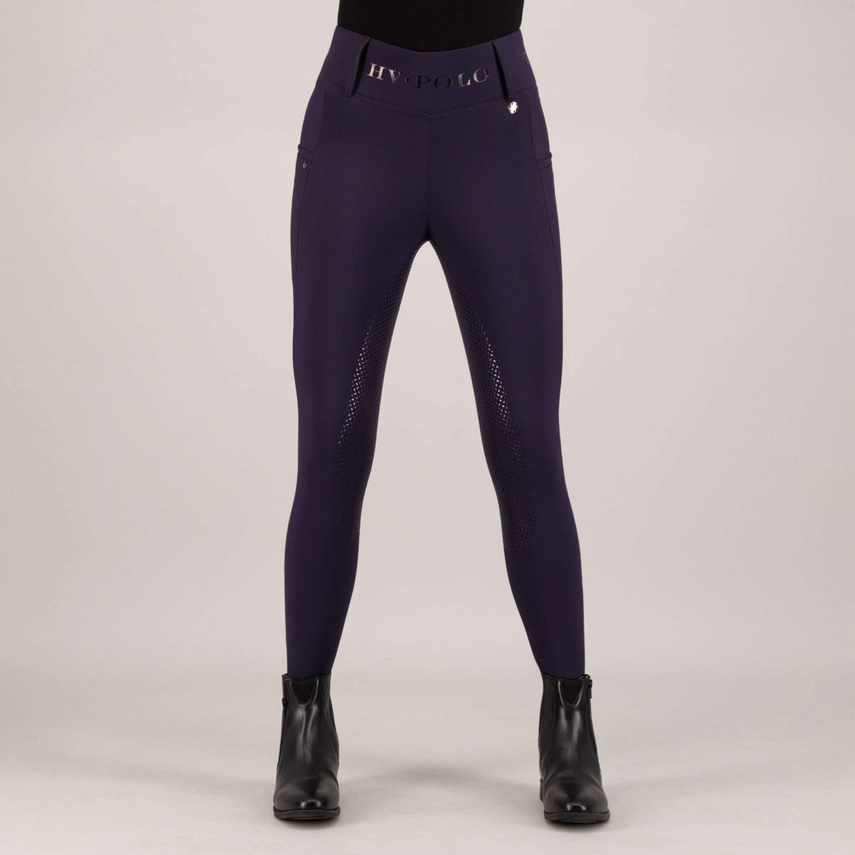 HV Polo Legging d'Ã‰quitation HVPFavourite Full Grip Marin
