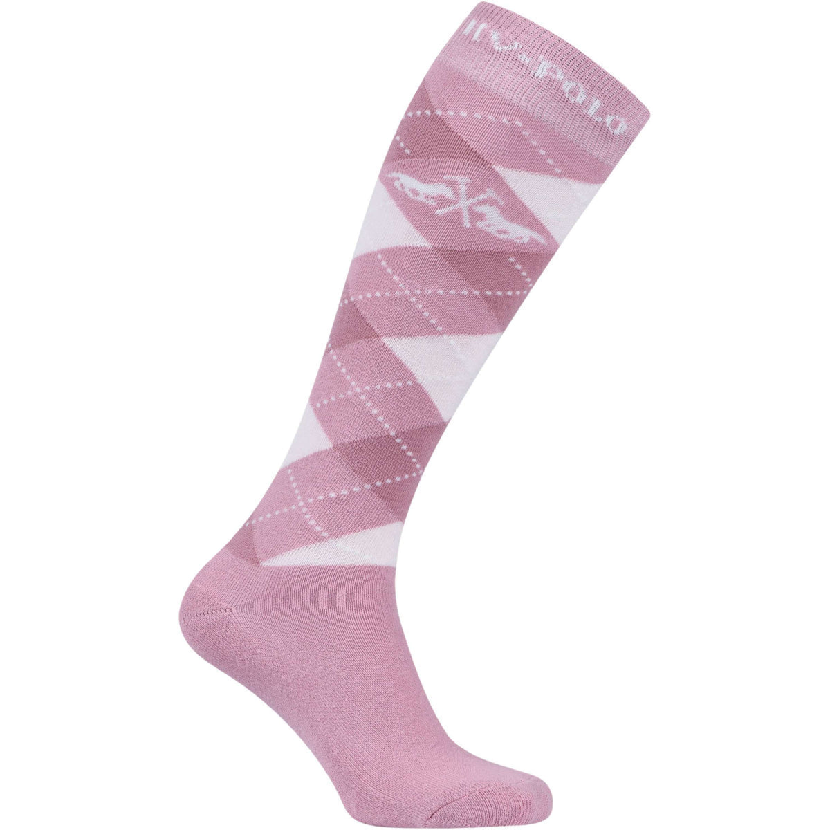 HV Polo Chaussettes d'Ã‰quitation HVPArgyle Pretty Pink