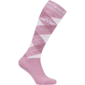 HV Polo Chaussettes d'Ã‰quitation HVPArgyle Pretty Pink