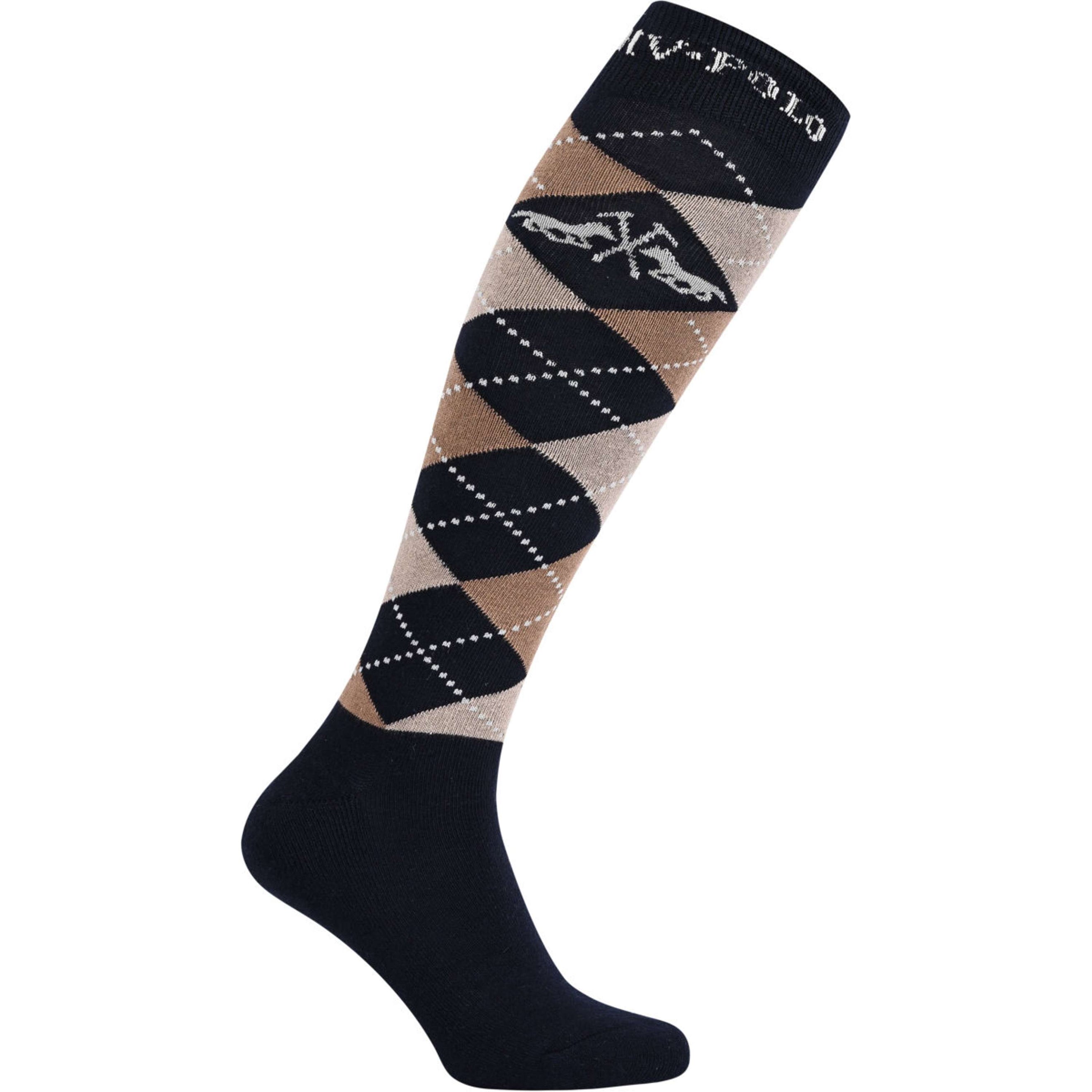 HV Polo Chaussettes d'Équitation HVPArgyle Marin HV Polo Chaussettes d'Équitation HVPArgyle Marin