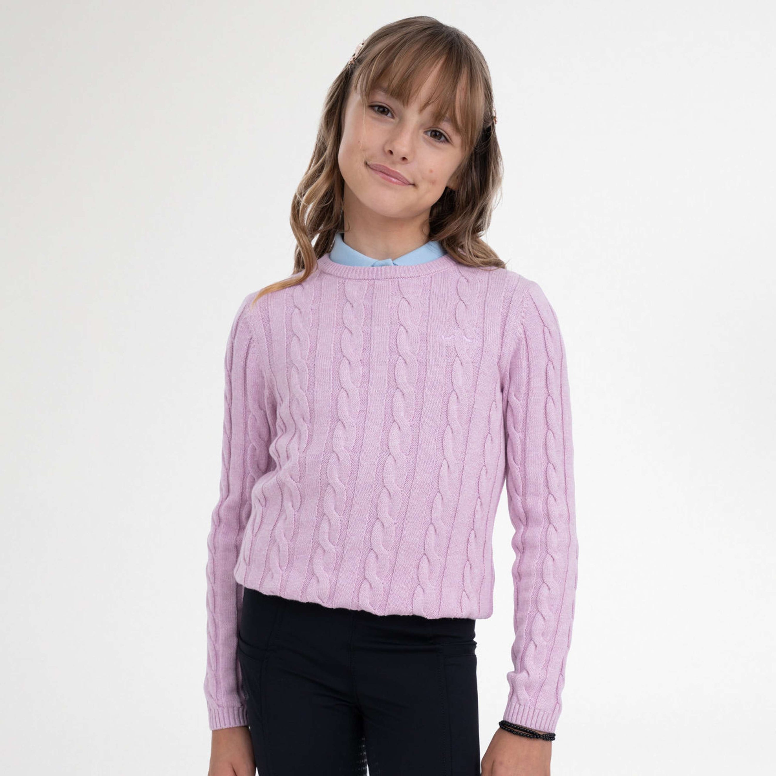 HV Polo Pullover HVPTally Kids Pretty Pink