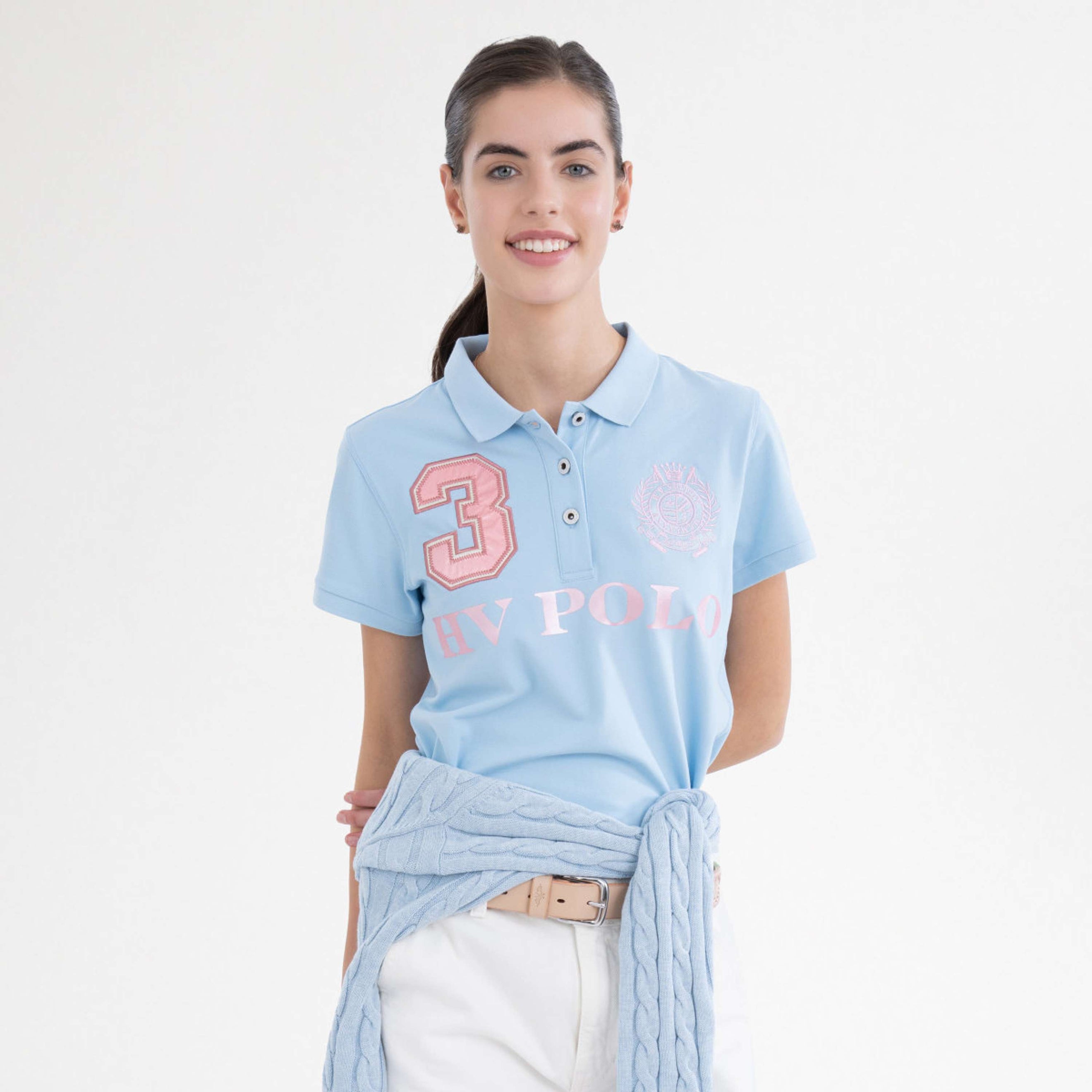 HV Polo Polo Favouritas EQ Powder Blue HV Polo Polo Favouritas EQ Powder Blue