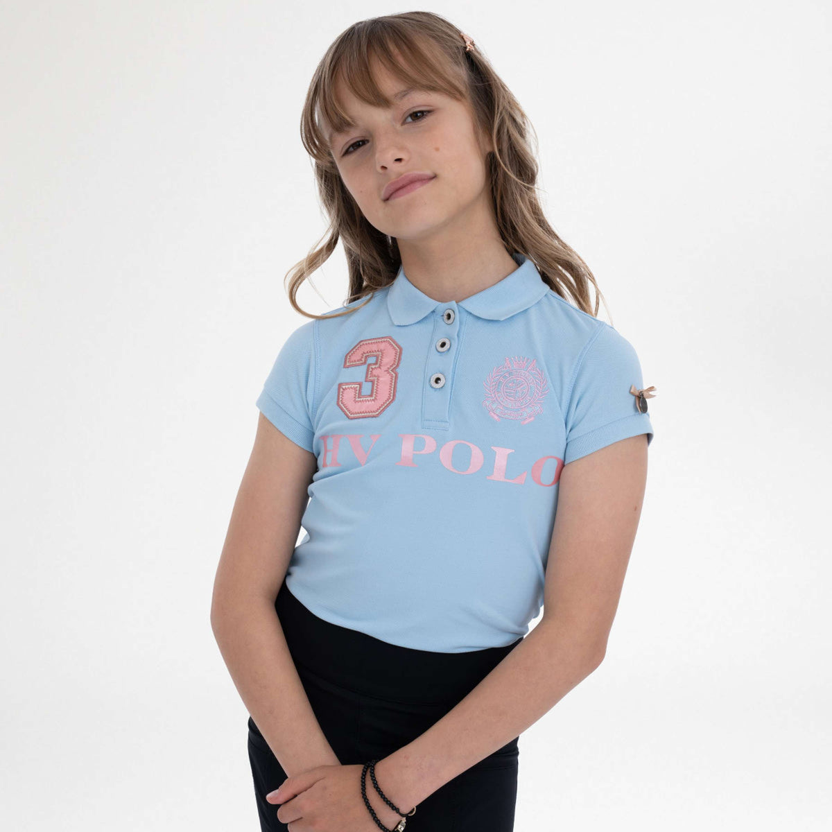HV Polo Polo Favouritas EQ Kids Powder Blue
