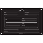 HV Polo Plaque de Box HVPPolo Anglais Noir