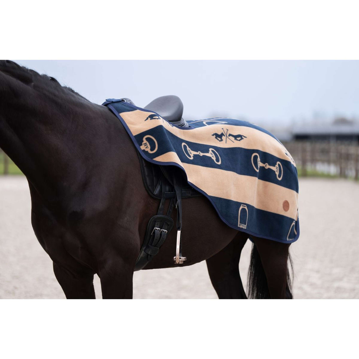 HV Polo Couvre-reins HVPGwenny Navy/Camel