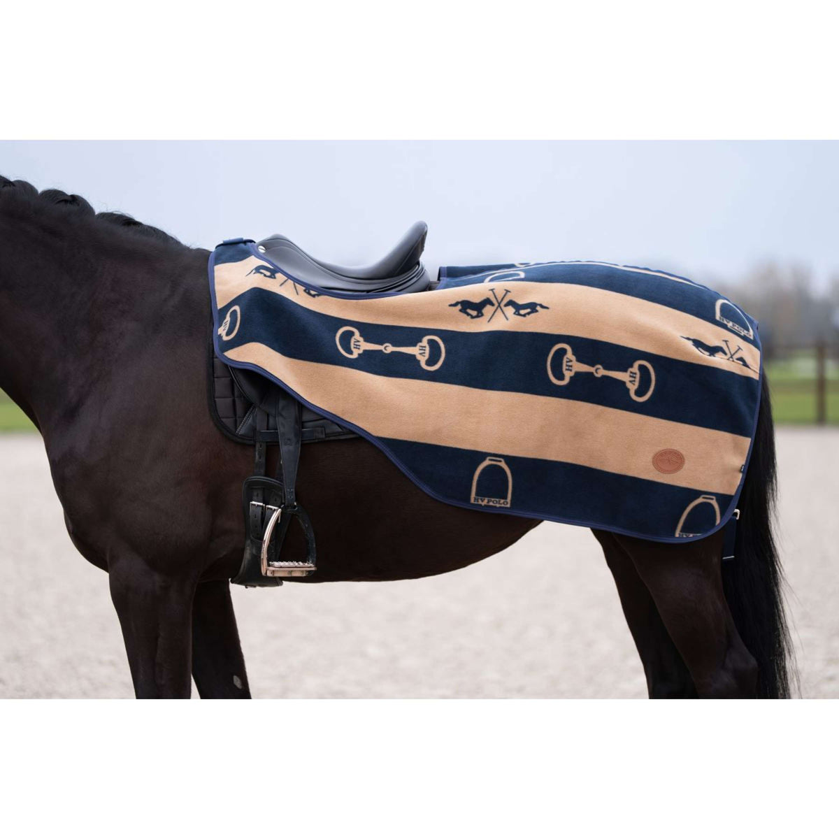 HV Polo Couvre-reins HVPGwenny Navy/Camel