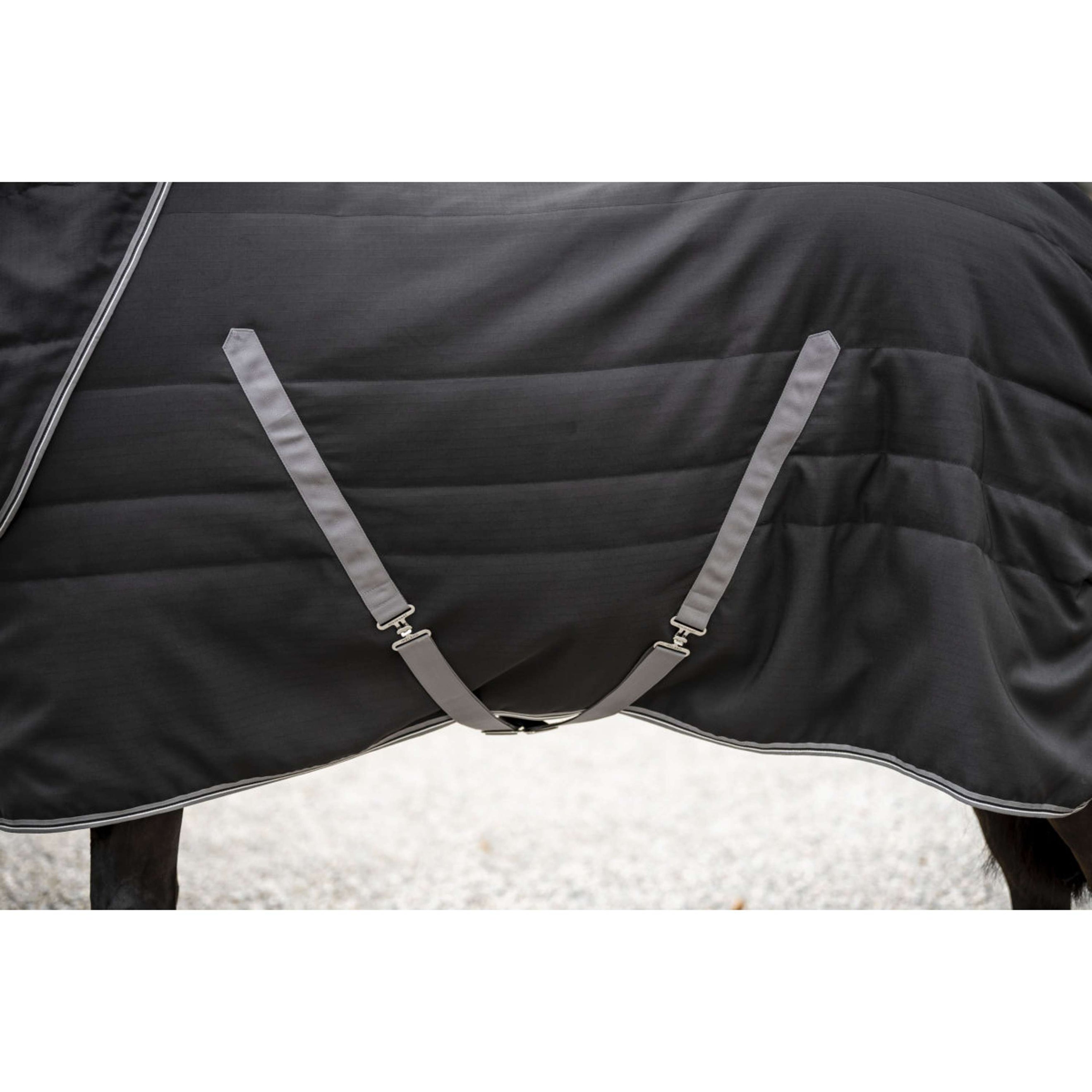 Rambo Couverture d'Écurie 200g Black/Thunderstorm Grey/Silver