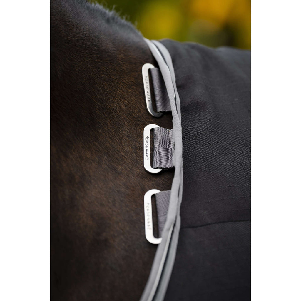 Rambo Couverture d'Écurie 200g Black/Thunderstorm Grey/Silver