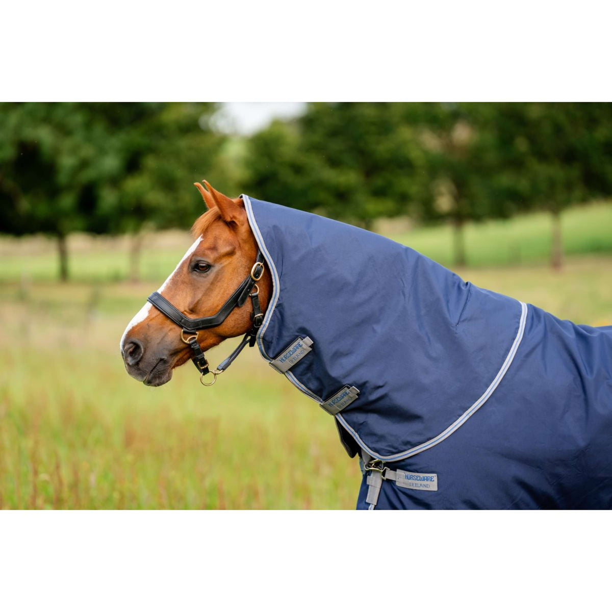 Rhino Protège-Cou Turnout 150g Navy/Titanium Grey