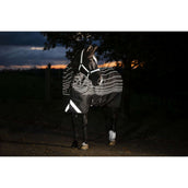 Amigo Turnout Rug FieldSafe Reflectech Plus 1200D 0g Black/Reflective/Black