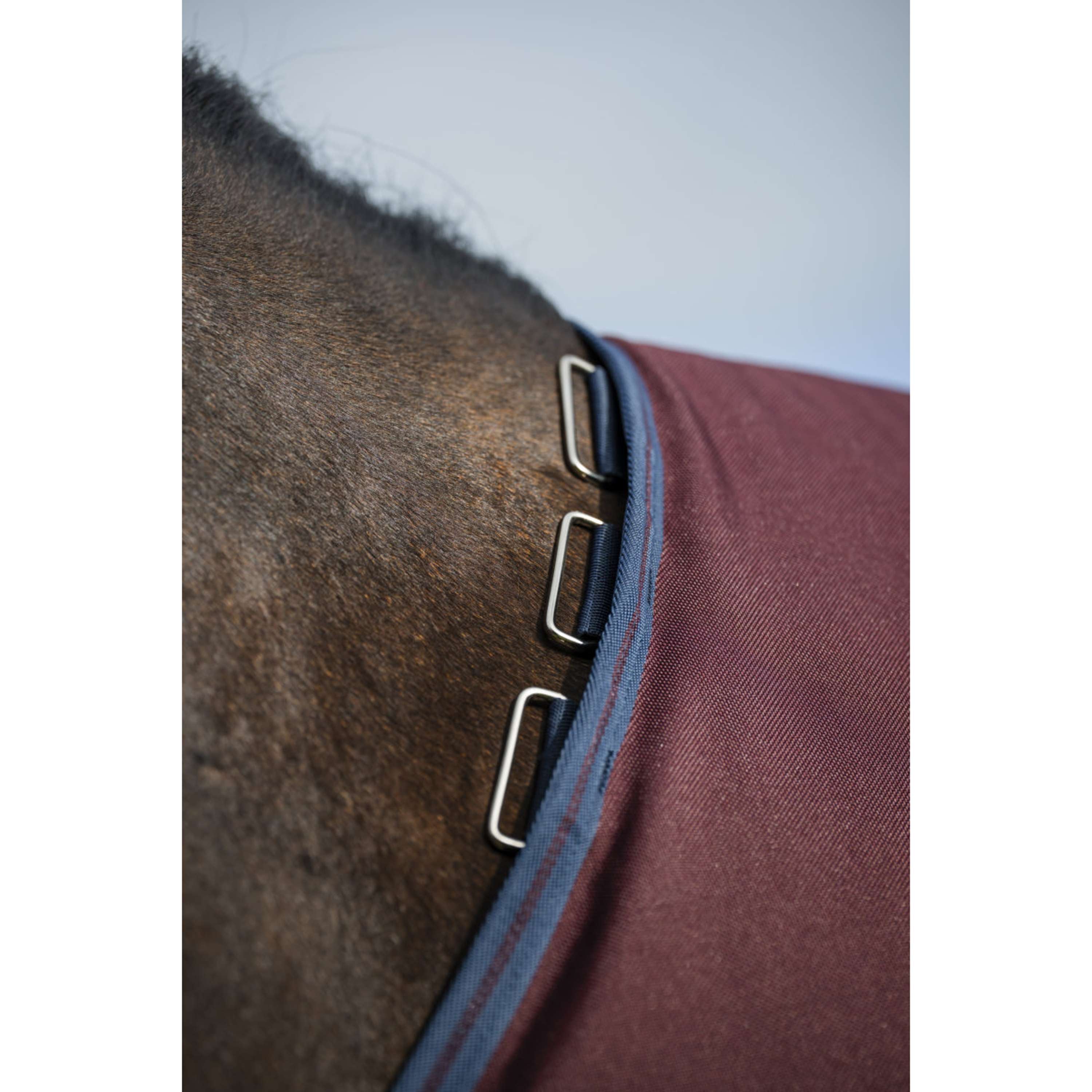 Amigo Turnout 1200D 0g Burgundy/Navy/Titanium Grey