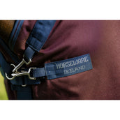 Amigo Turnout Plus 1200D 50g Burgundy/Navy/Titanium Grey