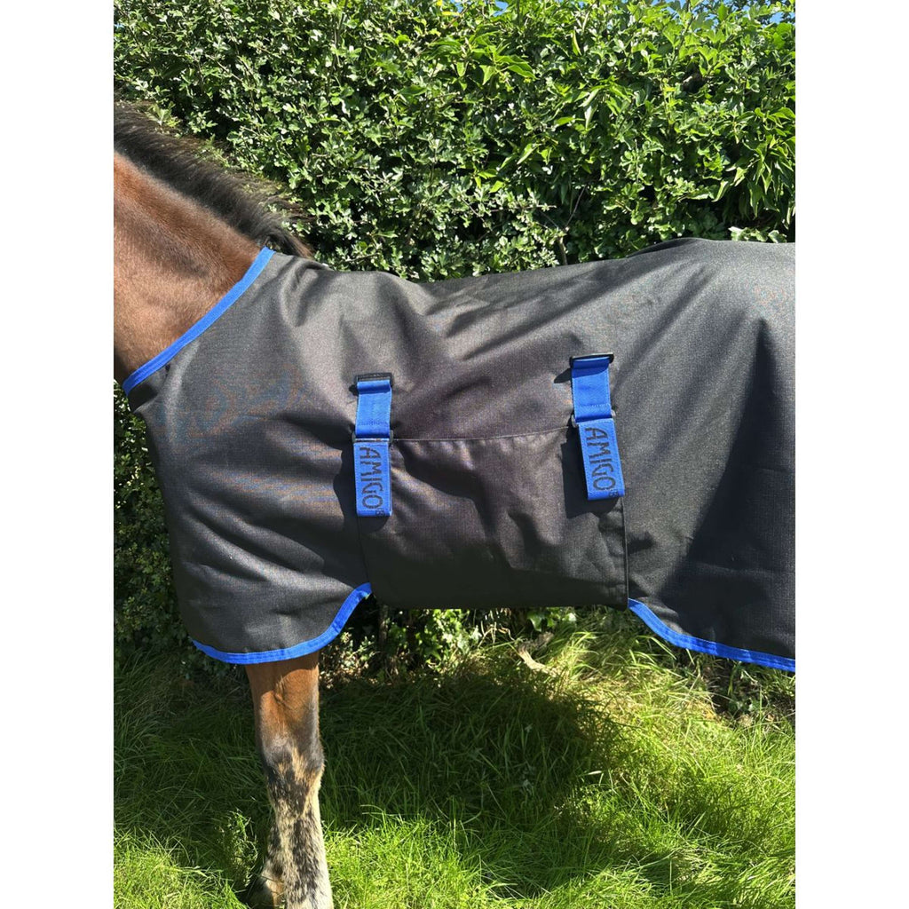 Amigo Couverture pour Poulain Ripstop 900D 200g Black/Classic Blue