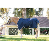 Amigo Chemise Turnout 1200D Pony 50g Marine/Gris Titane/Argent
