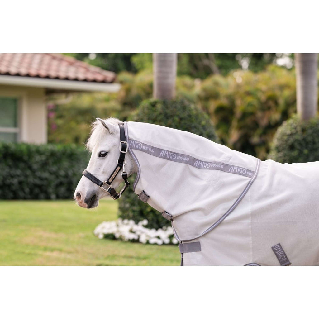 Amigo Bug Rug Plus Pony Argent/Gris Titane/Argent