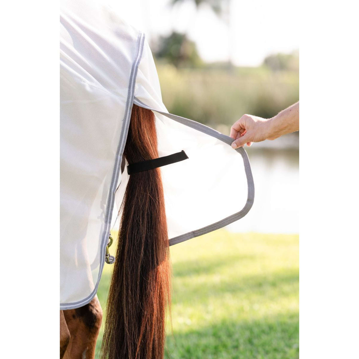 Amigo Bug Rug Pony Argent/Gris Titane/Argent