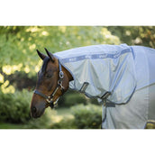 Amigo Couverture Anti-Mouches Integrated Heather Blue/Blue/Silver