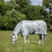 Amigo Couverture Anti-Mouches Integrated Dragonfly Print/Silver/Blue/Sage