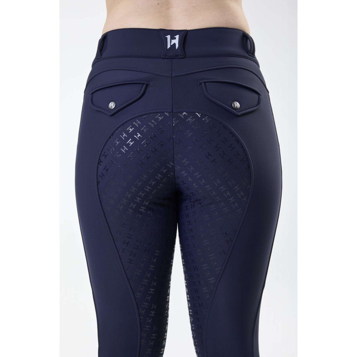 Horseware Pantalon d'équitation d'hiver FlexFit Full Seat Core Navy