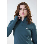 Horseware Shirt Strive Winter Zip Dynasty Green