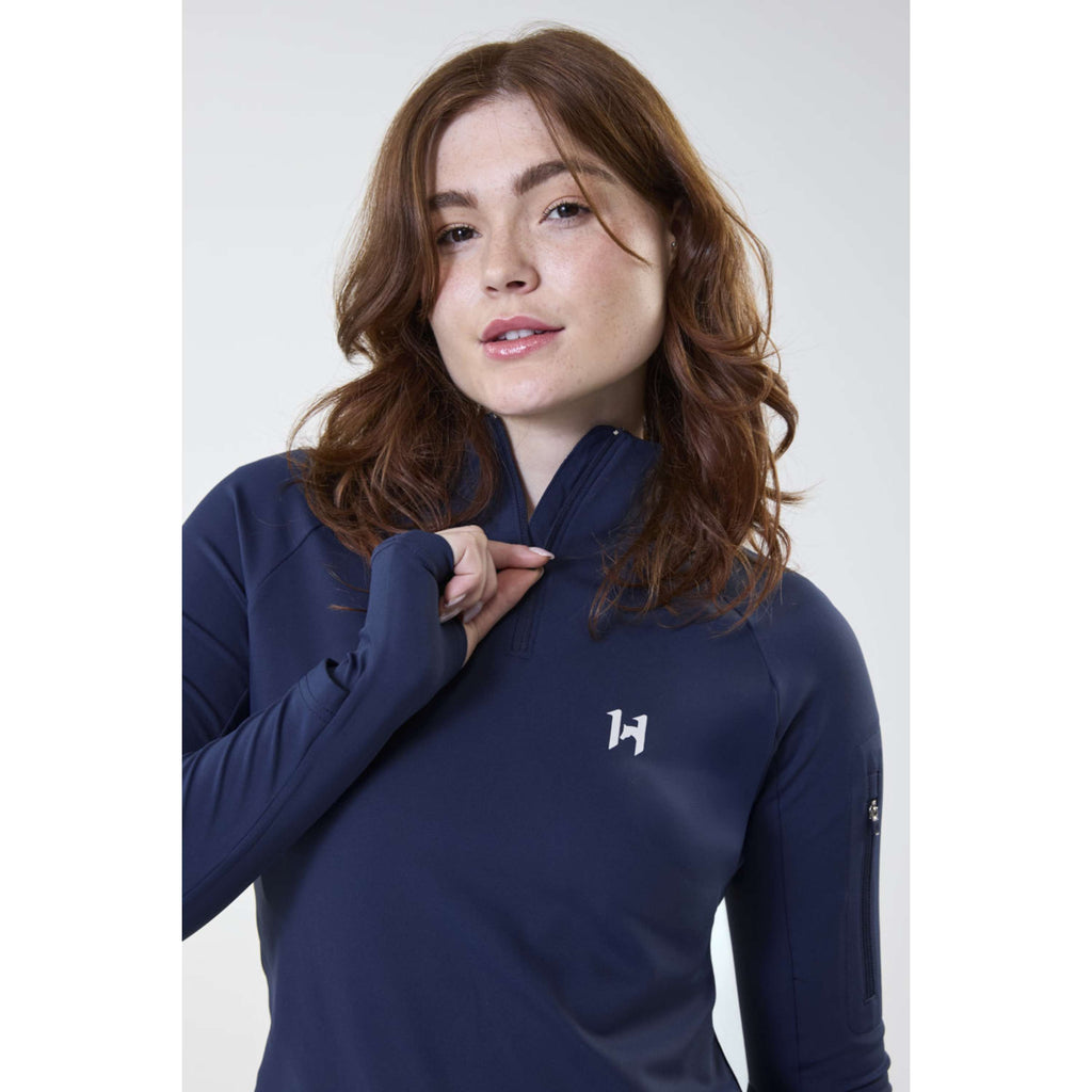 Horseware Shirt Strive Winter Zip Core Navy
