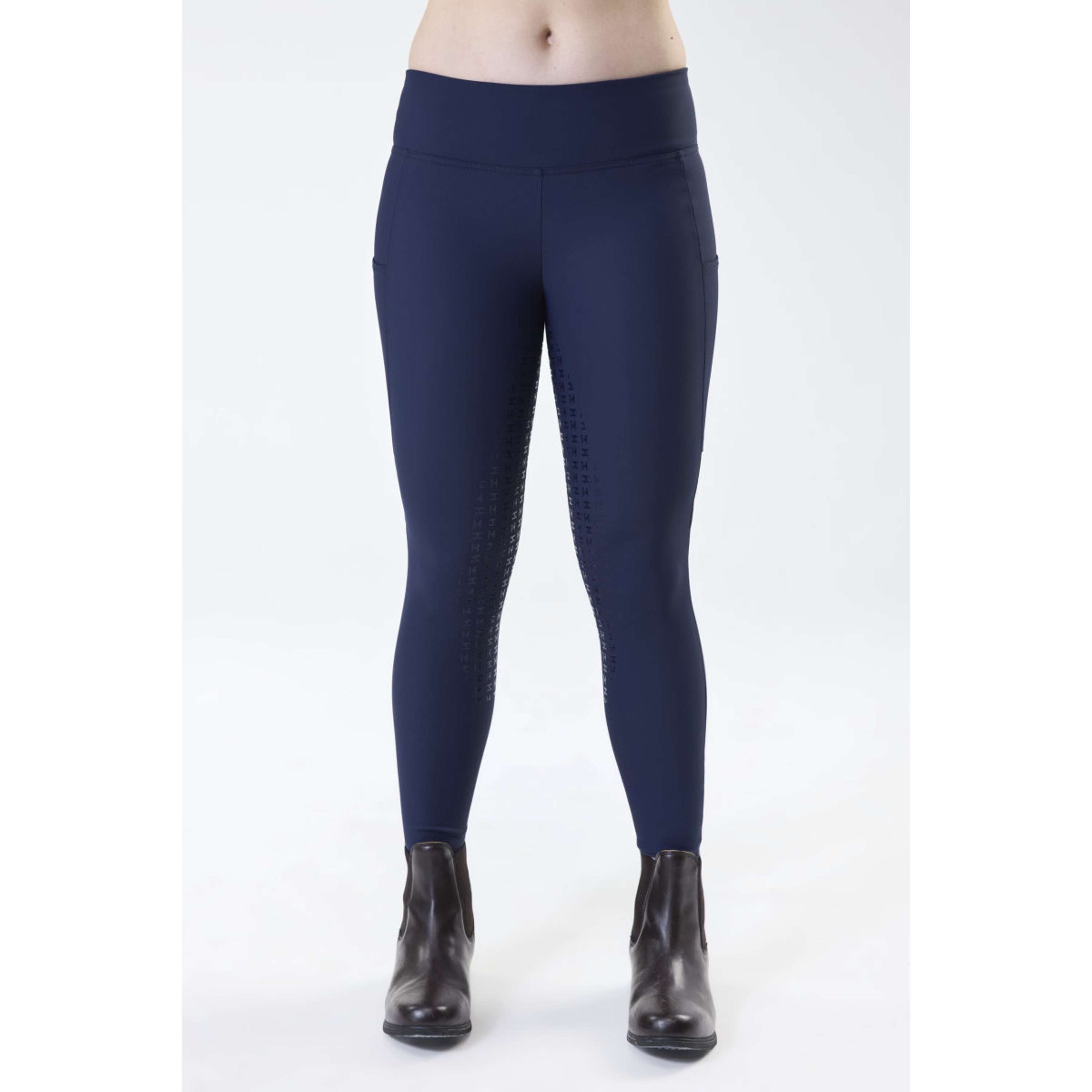 Horseware L'hiver Legging d'Équitation Optifit Full Seat Core Navy
