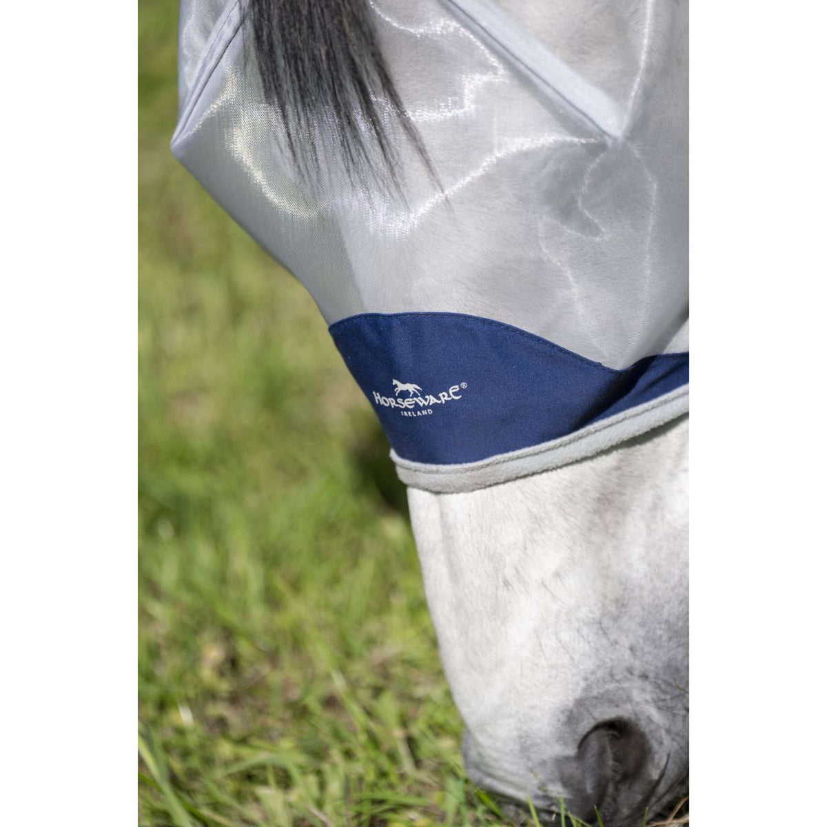 Horseware Masque Anti-Mouches Shield Marin/Argente