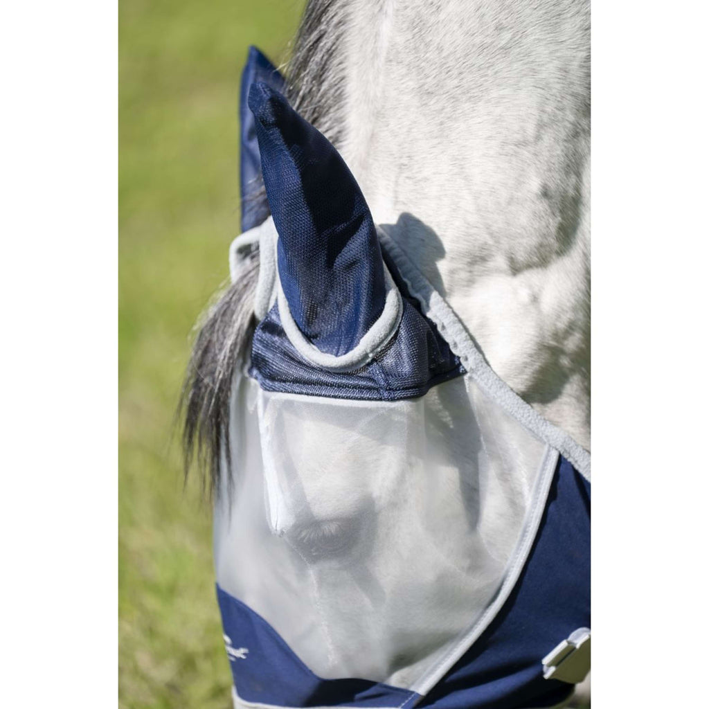Horseware Masque Anti-Mouches Shield Marin/Argente