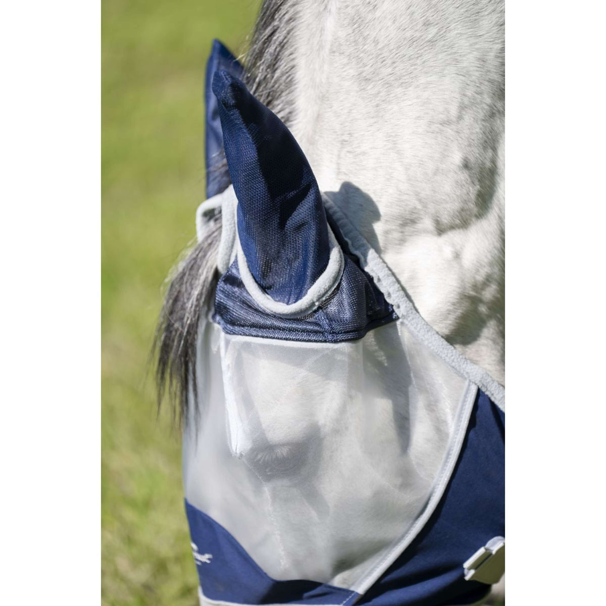 Horseware Masque Anti-Mouches Shield Marin/Argente