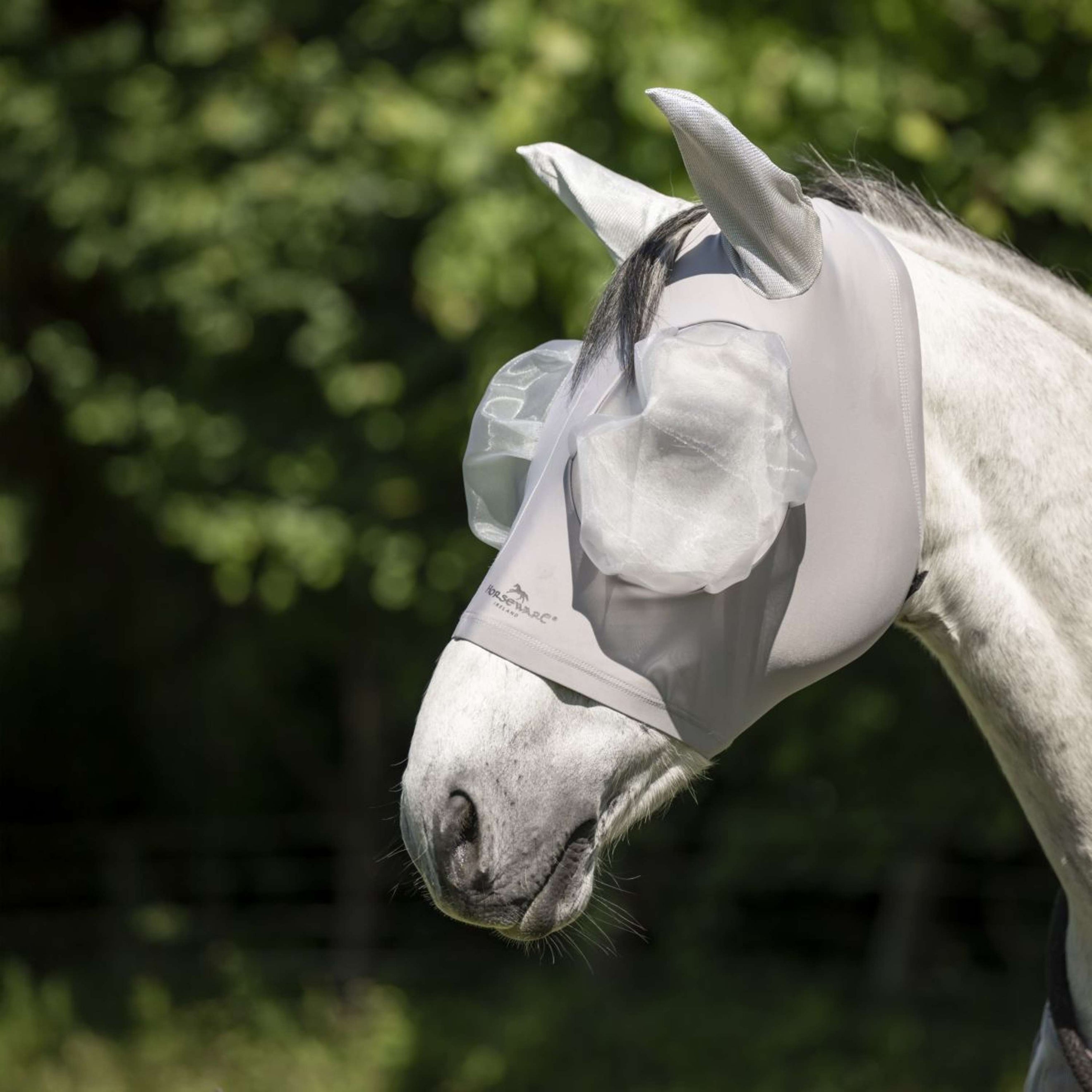 Horseware Masque Anti-Mouches Defense Silver/Silver